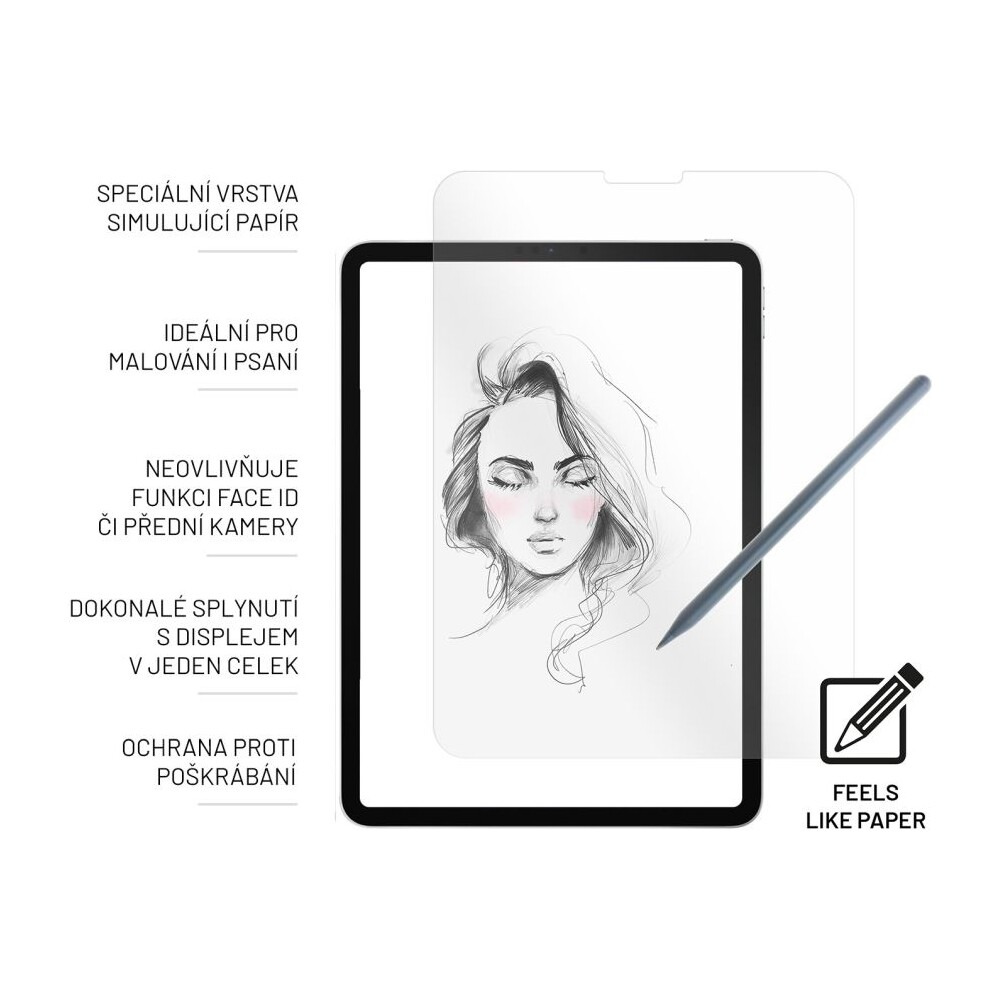 FIXED-PaperGlass-sklo-na-psani-a-kresleni-pro-iPad-Air-11-2024-2025-2026-cire