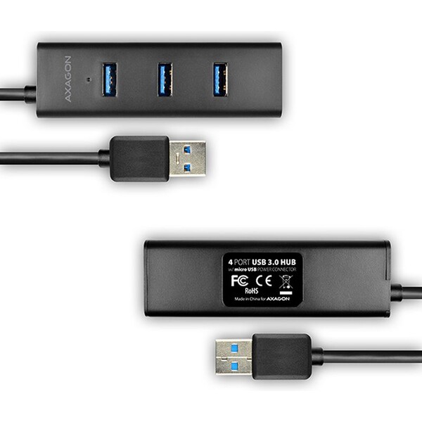 AXAGON-HUES2B-4x-USB3-0-CHARGING-hub-micro-USB-nap-konektor