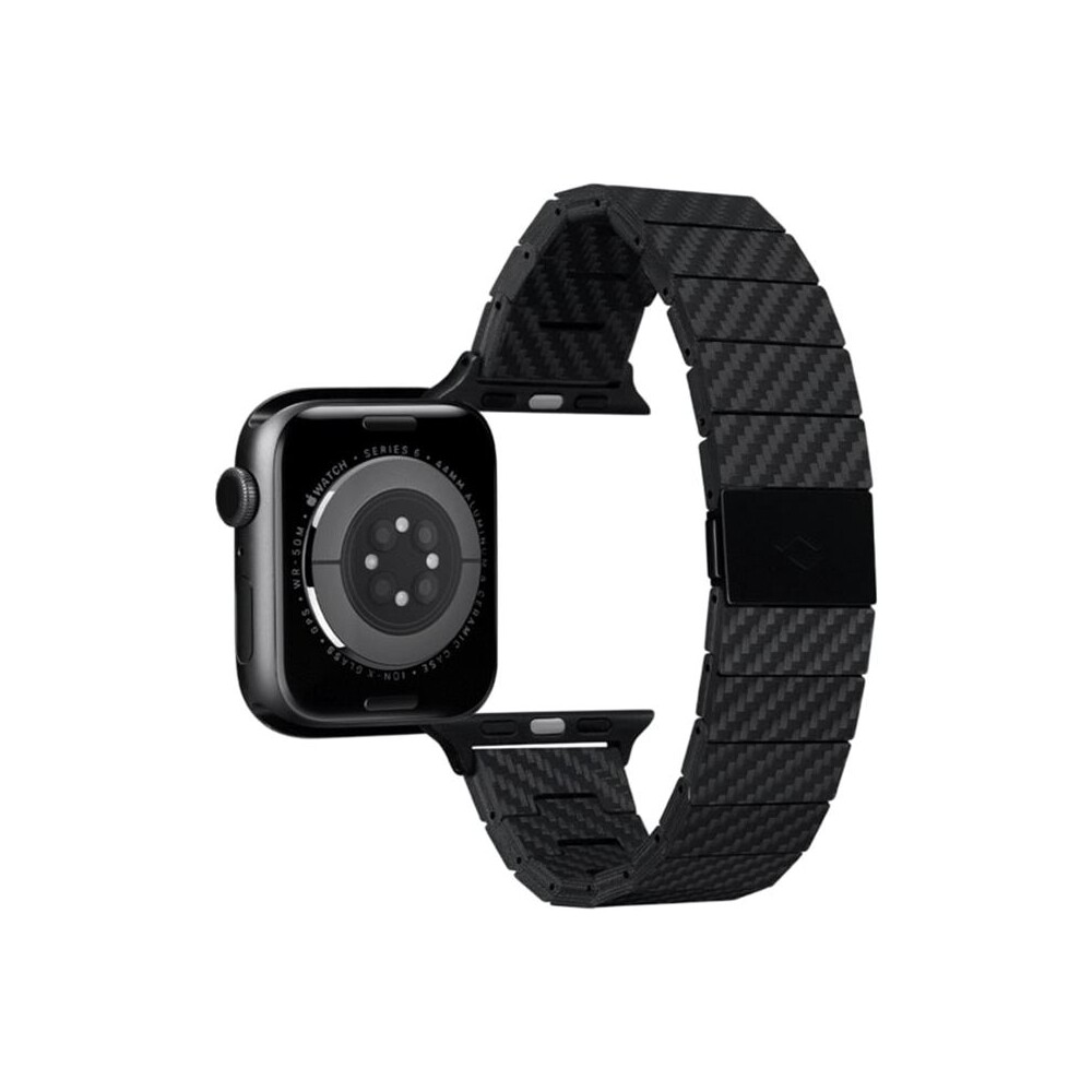 Pitaka-Carbon-Fiber-reminek-Apple-Watch-49-45-44-42-mm-cerny