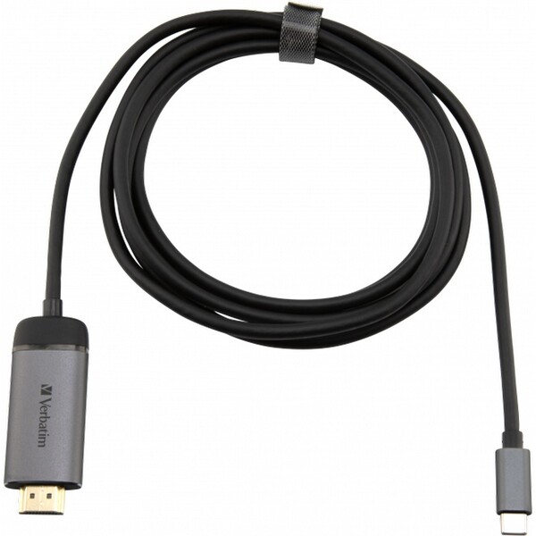 Verbatim-USB-C-HDMI-kabel-4K-1-5m-cerny-