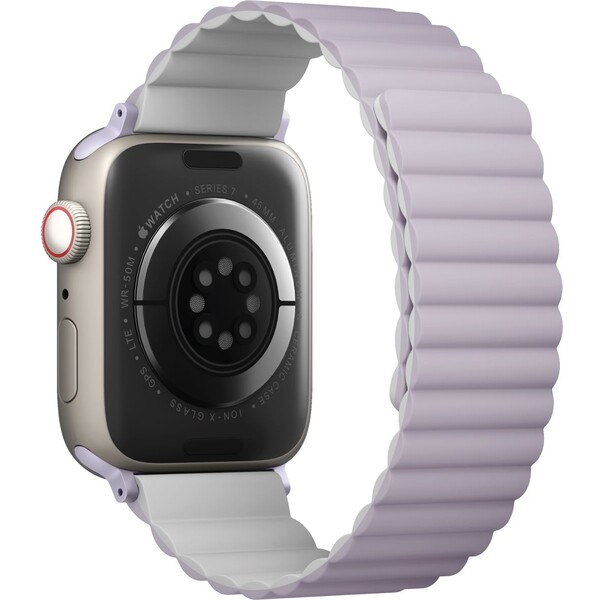 UNIQ-Revix-oboustranny-reminek-pro-Apple-Watch-42-41-40-38mm-Lilac-fialovy-bily-