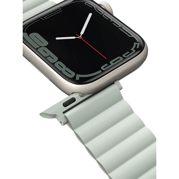 UNIQ-Revix-oboustranny-reminek-pro-Apple-Watch-42-41-40-38mm-Sage-sedolozeny-bezovy-