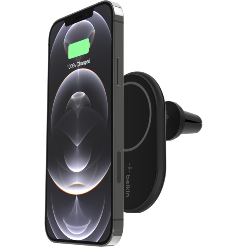 Belkin-MagSafe-Magnetic-Wireless-Car-Charger-10W-drzak-s-nabijenim-cerny