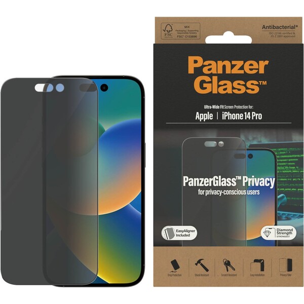 PanzerGlass-Ultra-Wide-Fit-Privacy-iPhone-14-Pro-s-instalacnim-rameckem