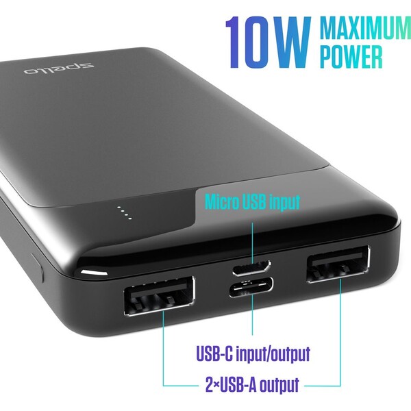 Spello-Slim-Powerbanka-10000mAh-cerna