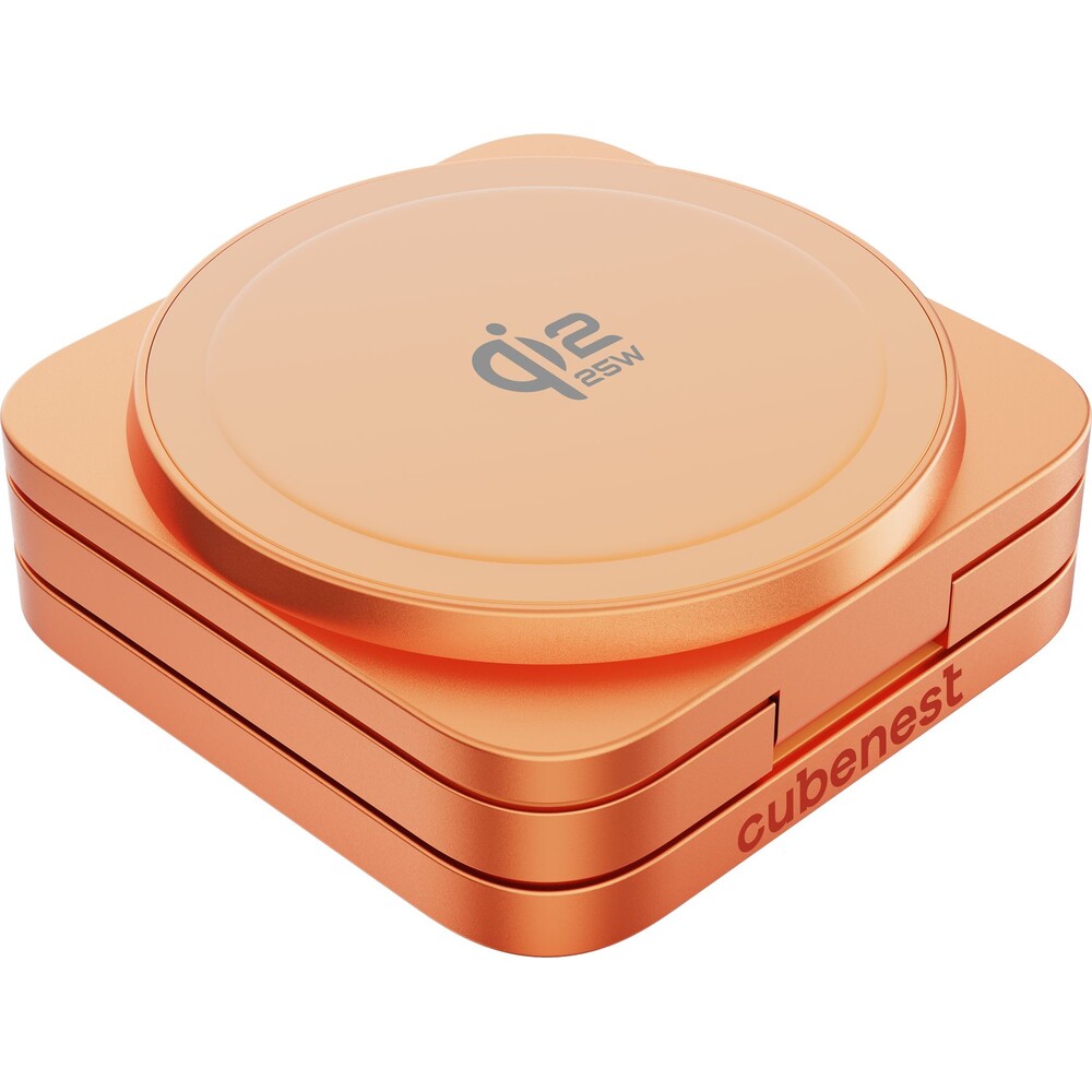 Cubenest-SQ312-Ultra-Qi2-2-MagSafe-3v1-nabijecka-35W-oranzova-Limited-Edition-