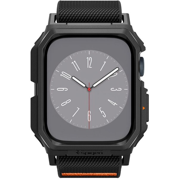 Spigen-Lite-Fit-Pro-reminek-Apple-Watch-45-44mm-matne-cerny