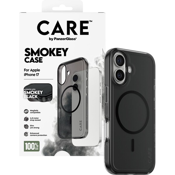 PanzerGlass-CARE-Smokey-kryt-s-MagSafe-Apple-iPhone-17-kourovy-cerny
