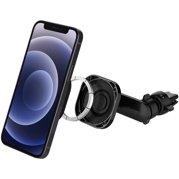 Spigen-OneTap-Magnetic-Car-Mount-Vent-for-MagSafe-drzak-do-auta-cerny