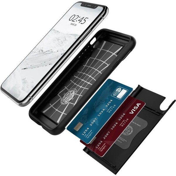 Spigen-Slim-Armor-CS-odolny-kryt-iPhone-XS-X-cerny