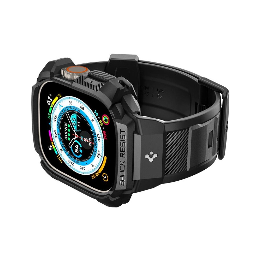 Spigen-Rugged-Armor-Pro-reminek-s-pouzdrem-Apple-Watch-Ultra-3-2-1-49mm-cerny