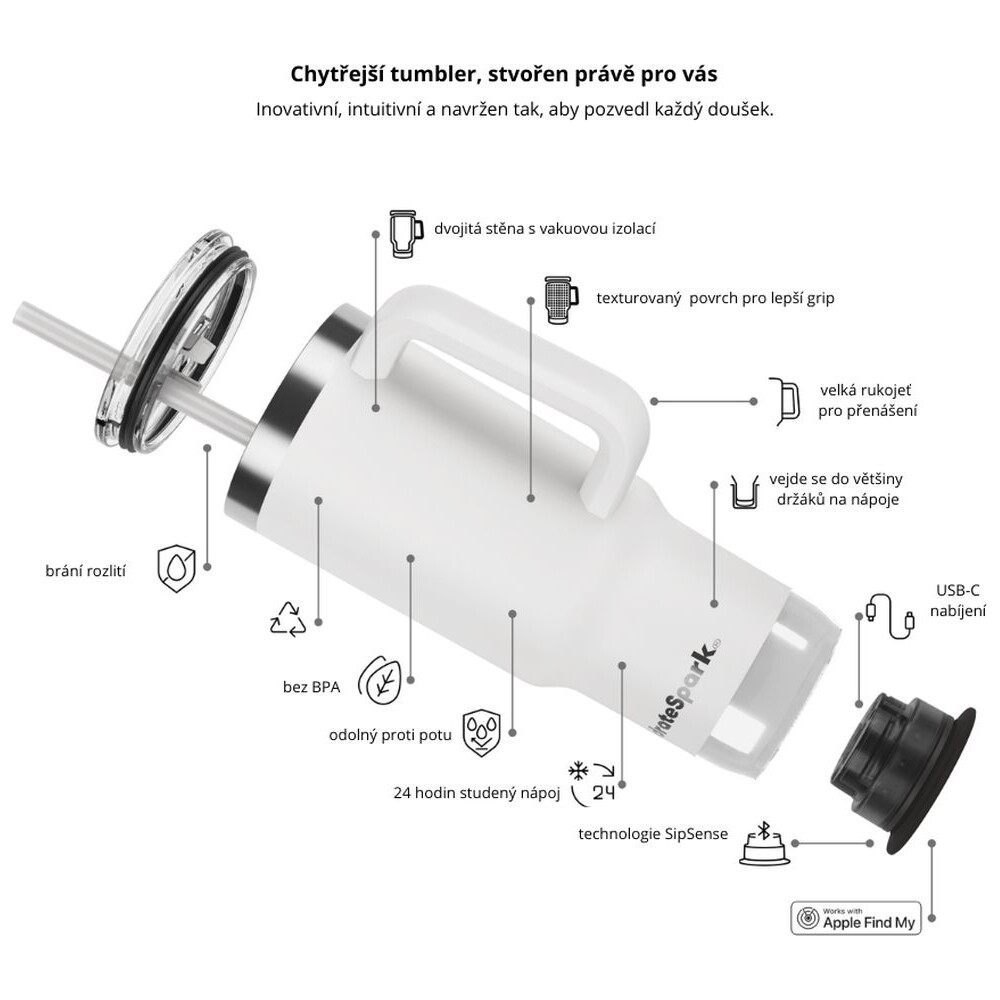 HidrateSpark-PRO-2-Tumbler-chytry-hrnek-887-ml-bily