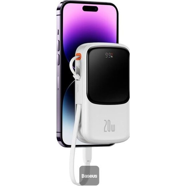 Baseus-Qpow-Pro-10000mAh-20W-s-kabelem-Lightning-bila