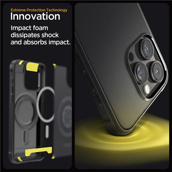 Spigen-Rugged-Armor-MagFit-iPhone-15-Pro-Max-matne-cerny