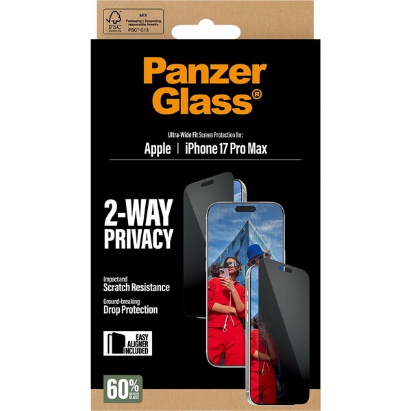 PanzerGlass-Privacy-sklo-Apple-iPhone-17-Pro-Max-s-instalacnim-rameckem