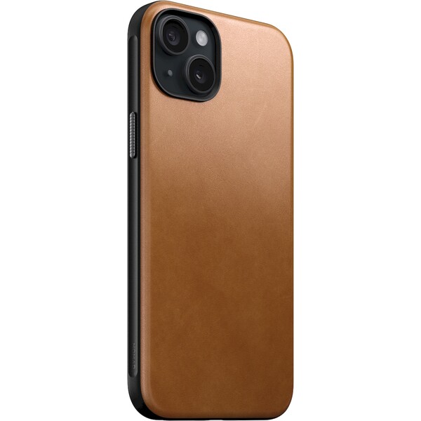 Nomad-Modern-Leather-MagSafe-kryt-iPhone-15-Plus-english-tan