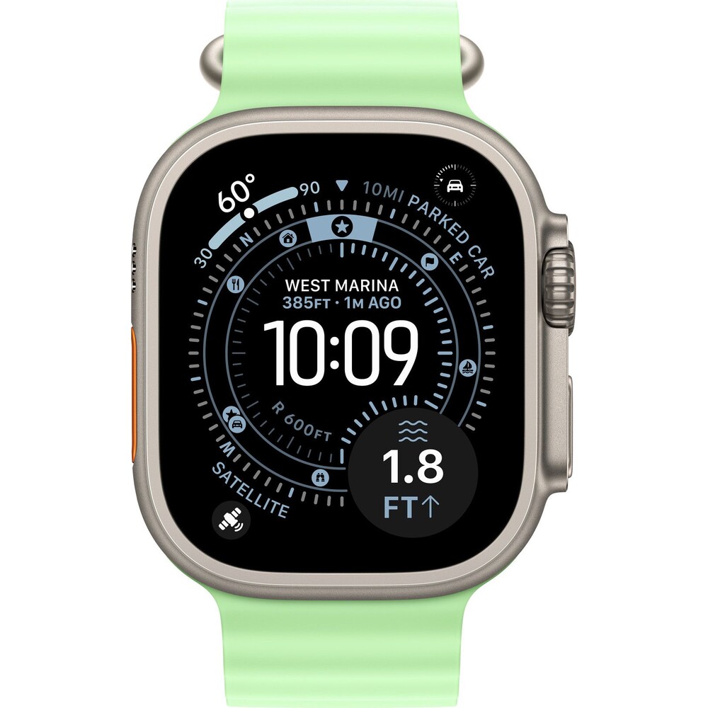 Apple-Watch-49-46-45-44mm-neonove-zelene-prodlouzeni-Oceanskeho-reminku-prirodni-titan