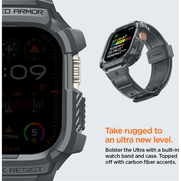 Spigen-Rugged-Armor-Pro-reminek-s-pouzdrem-Apple-Watch-Ultra-3-2-1-49mm-sedy
