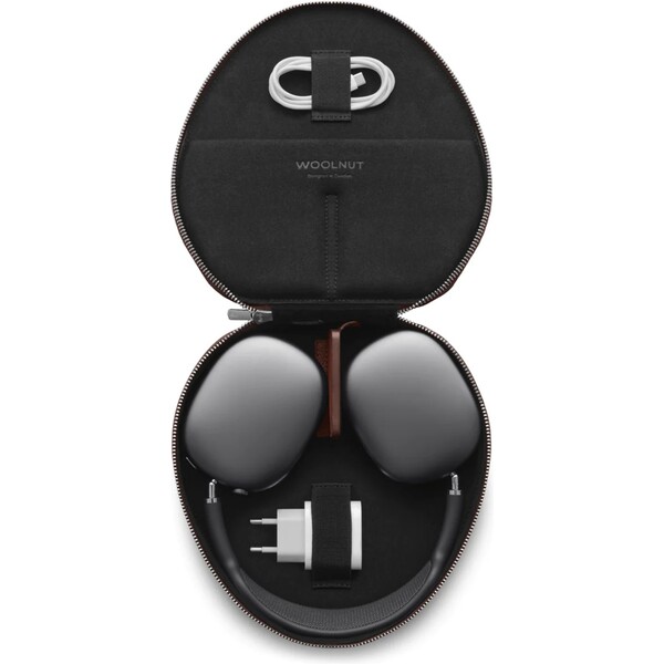 Woolnut-Leather-kozene-pouzdro-pro-AirPods-Max-hnede