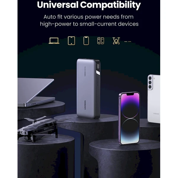 UGREEN Nexode Powerbanka 25000mAh (PD) 145W šedá - Powerbanky - Obrázek R2O7000O01