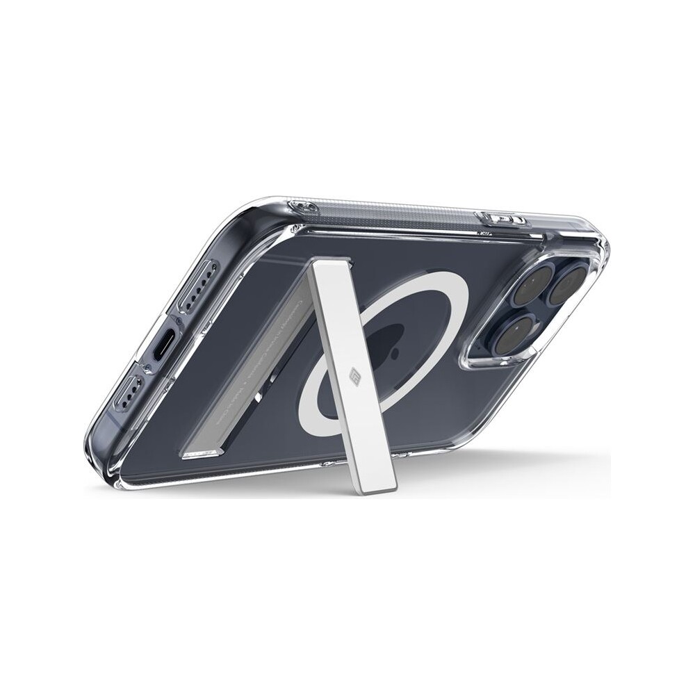 Spigen-Caseology-Capella-kryt-se-stojankem-s-MagFit-iPhone-15-Pro-Max-ciry-bily
