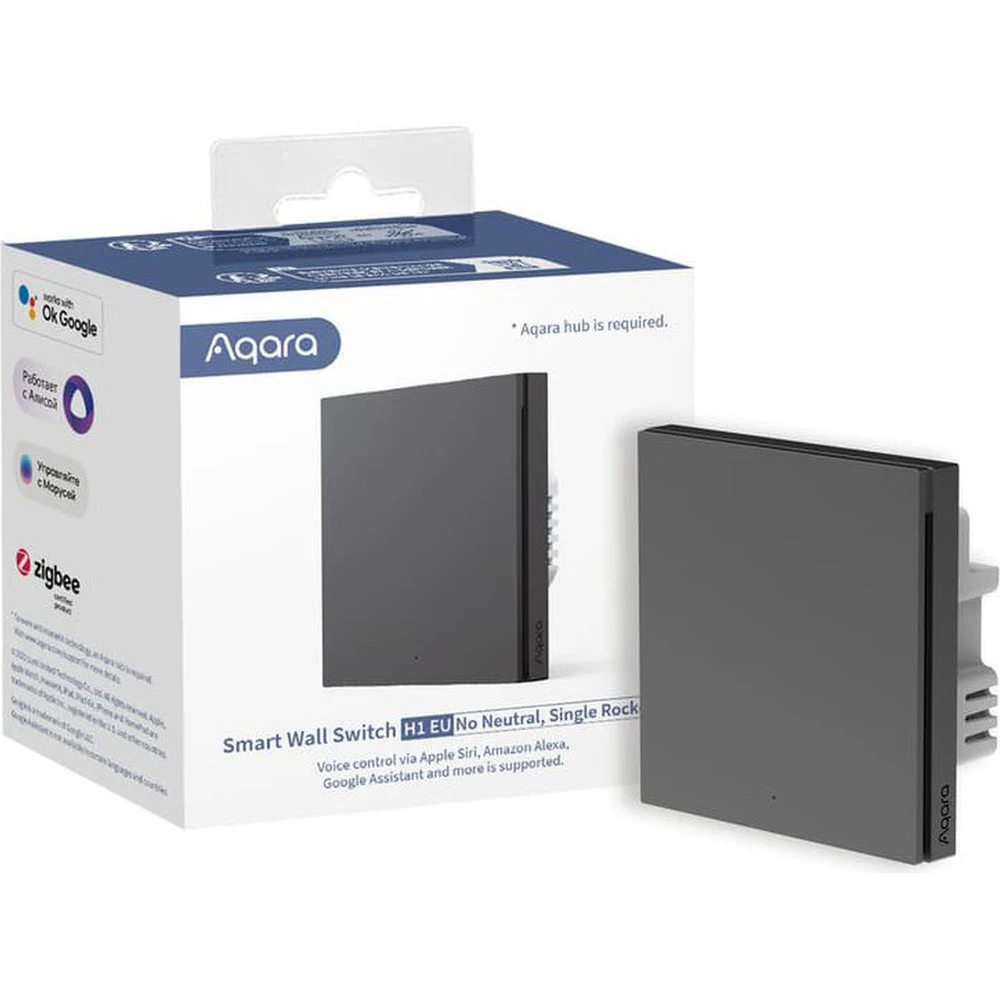 AQARA-Smart-Wall-Switch-H1-EU-No-Neutral-Single-Rocker-chytry-vypinac-