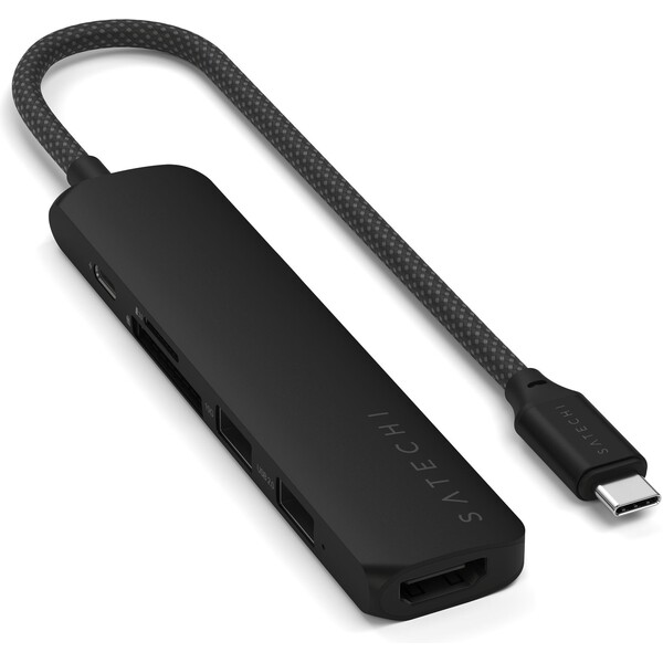 Satechi-6v1-USB-C-Slim-viceportovy-adapter-cerny