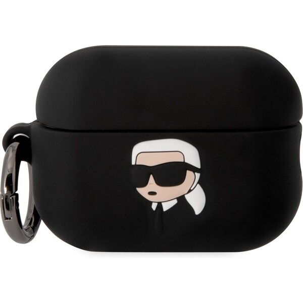 Karl-Lagerfeld-3D-Logo-NFT-Karl-Head-Silikonove-pouzdro-Airpods-Pro-2-cerne