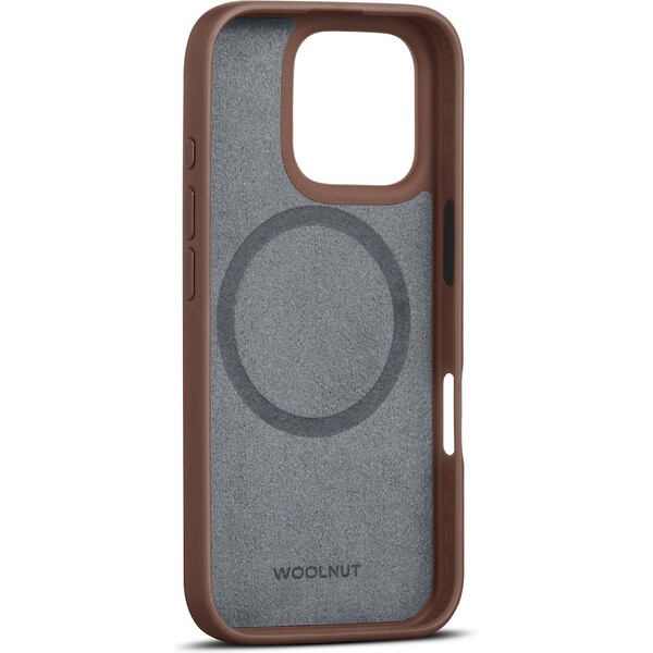 Woolnut-MagSafe-kozeny-kryt-iPhone-16-Pro-Max-hnedy