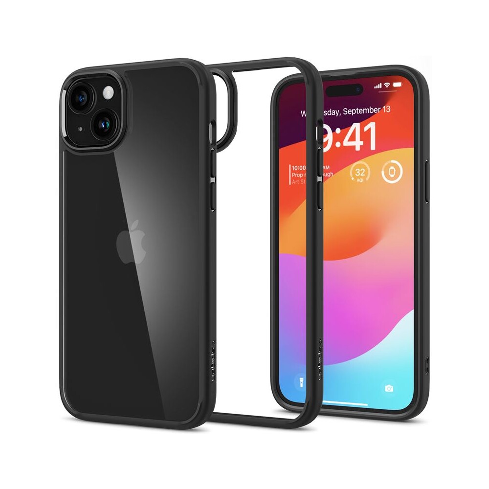 Spigen-Ultra-Hybrid-kryt-iPhone-15-matne-cerny