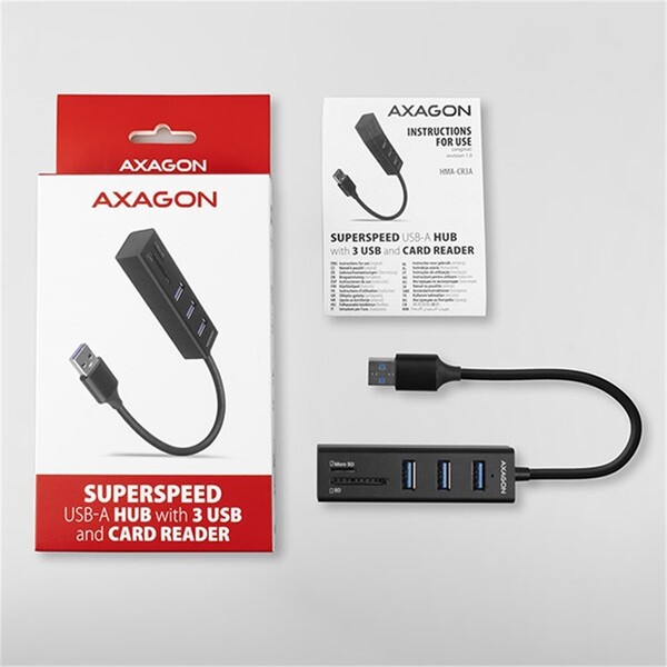 AXAGON-HMACR3A-USB-3-2-Gen-1-hub-porty-3x-USBA-ctecka-karet-SD-microSD-kovovy-kabel-USBA-20