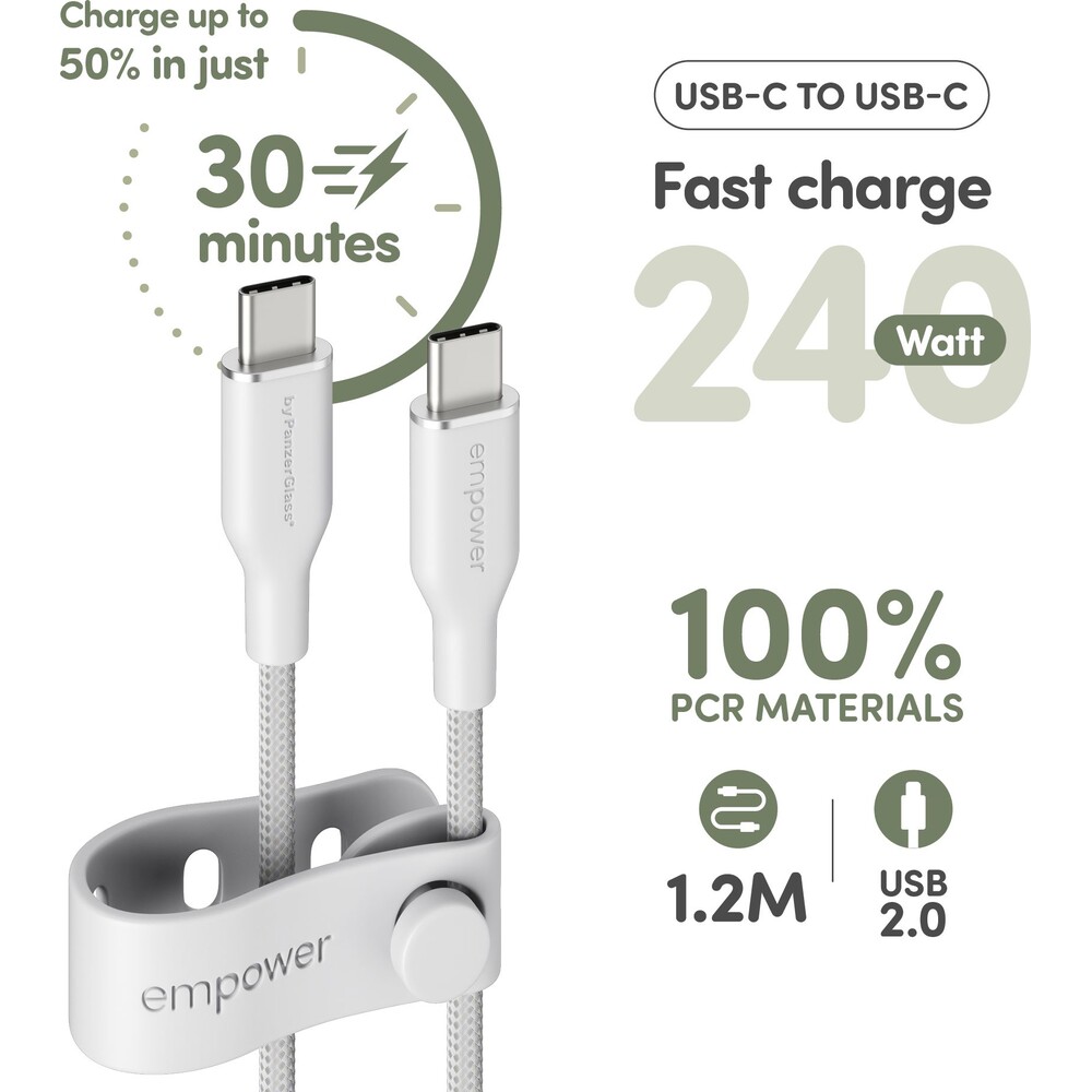 PanzerGlass-USB-C-USB-C-napajeci-kabel-240W-1-2m-bily