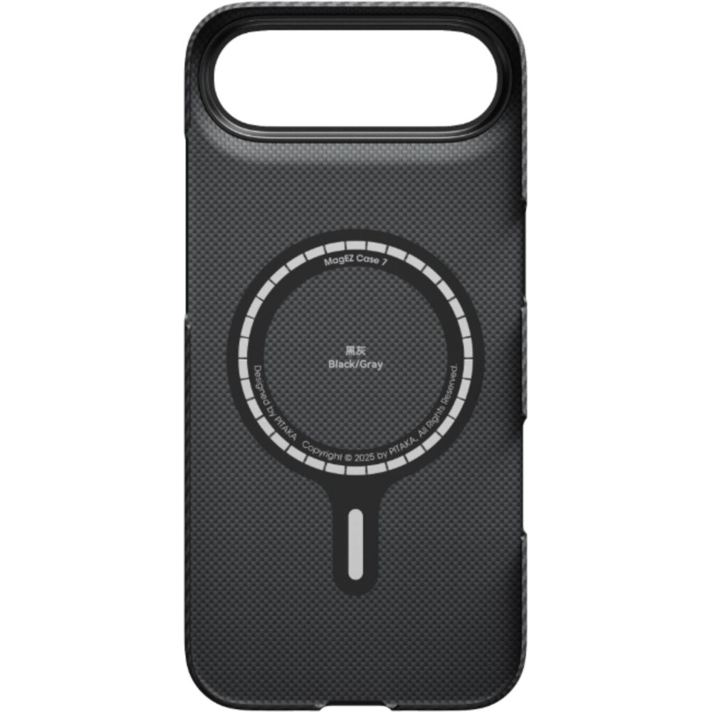 Pitaka-Ultra-Slim-Case-MagSafe-kryt-iPhone-Air-cerny-sedy