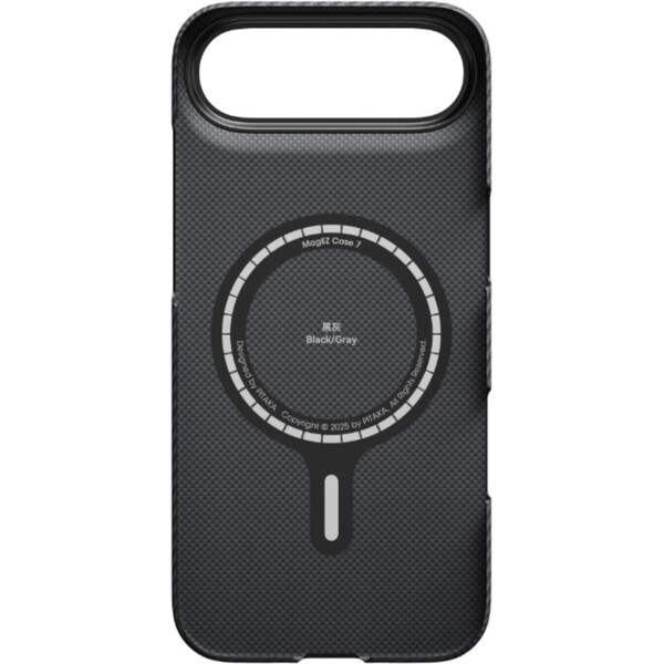 Pitaka-Ultra-Slim-Case-MagSafe-kryt-iPhone-Air-cerny-sedy