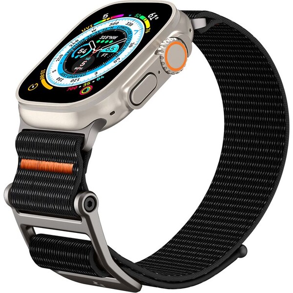 Spigen-DuraPro-Flex-Ultra-reminek-Apple-Watch-49-46-45-44-42mm-cerny