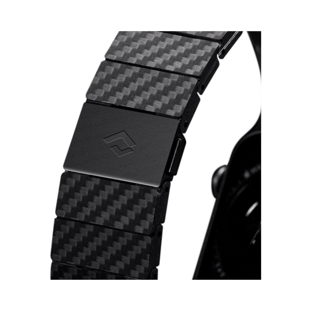 Pitaka-Carbon-Fiber-reminek-Apple-Watch-49-45-44-42-mm-cerny
