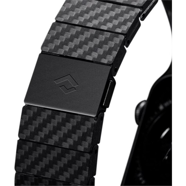 Pitaka-Carbon-Fiber-reminek-Apple-Watch-49-45-44-42-mm-cerny