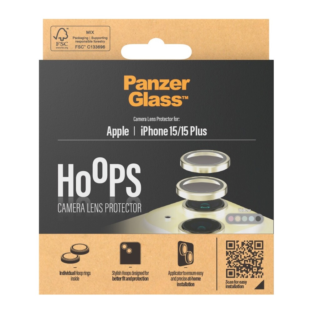 PanzerGlass-HoOps-ochranne-krouzky-Apple-iPhone-15-15-Plus-zluty-hlinik