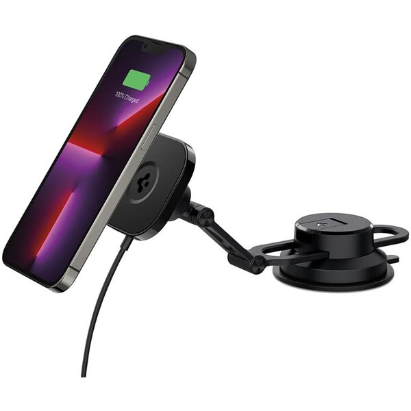 Spigen-OneTap-3-Pro-Wireless-Car-Charger-Mount-ITS35W-3-MagSafe-drzak-s-nabijenim-cerny