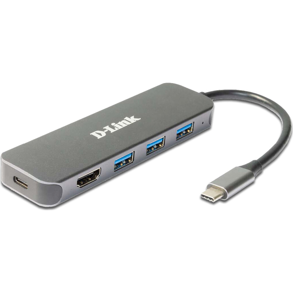 D-Link-5v1-USB-C-Hub-PD-60W-antracitovy