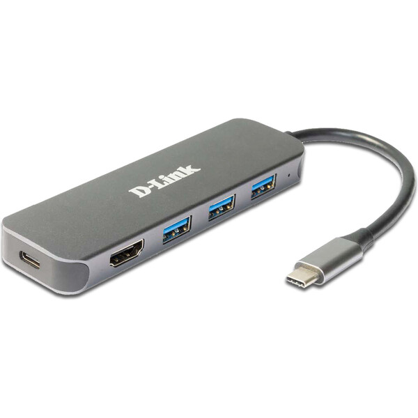 D-Link-5v1-USB-C-Hub-PD-60W-antracitovy