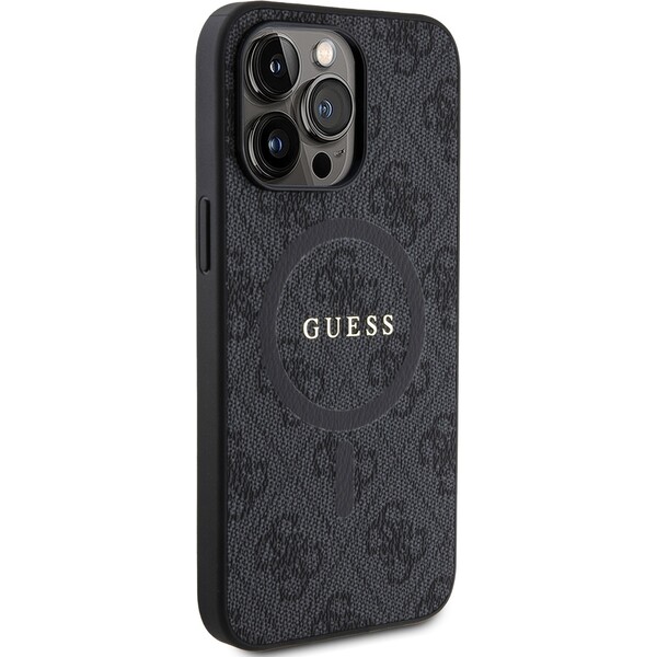 Guess-PU-Leather-4G-Colored-Ring-MagSafe-kryt-iPhone-15-Pro-Max-cerny