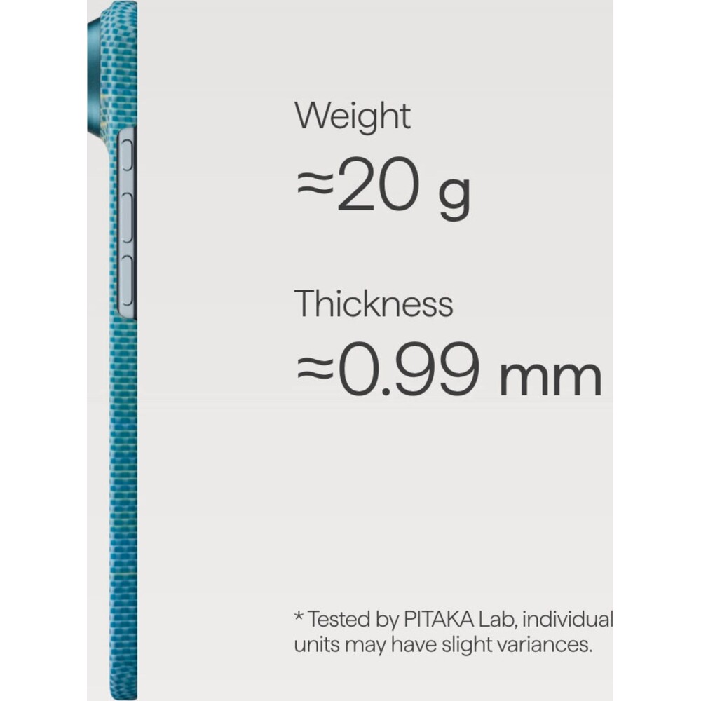 Pitaka-Ultra-Slim-Case-MagSafe-kryt-iPhone-Air-Lucid-Blue