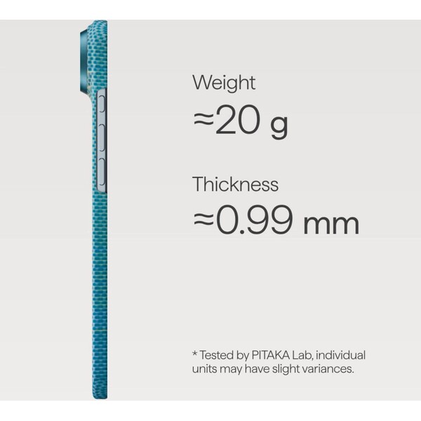 Pitaka-Ultra-Slim-Case-MagSafe-kryt-iPhone-Air-Lucid-Blue