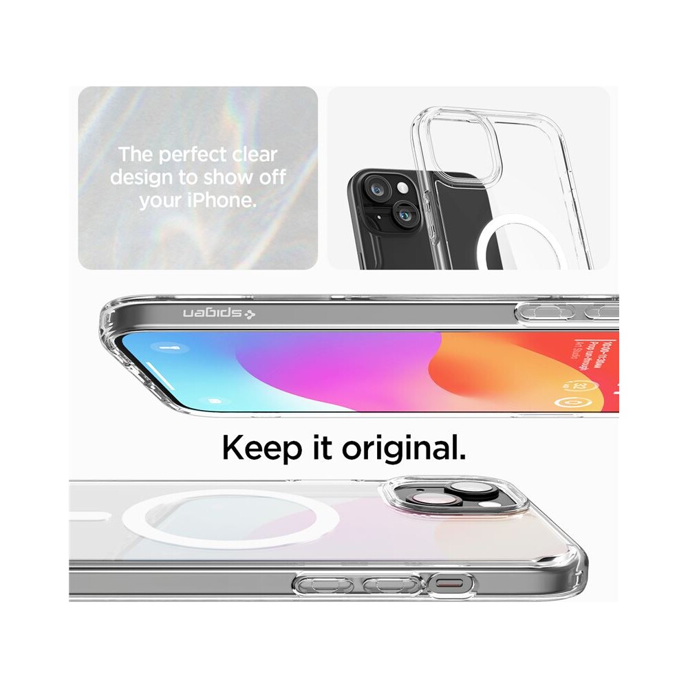 Spigen-Ultra-Hybrid-MagFit-kryt-iPhone-15-bily