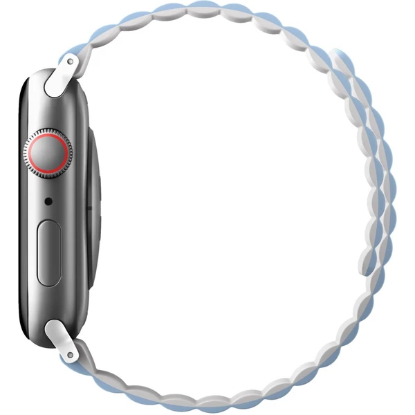 UNIQ Revix oboustranný řemínek pro Apple Watch 49/46/45/44/42mm Arctic (bílý/modrý) - Řemínky - Obrázek RJM6000601