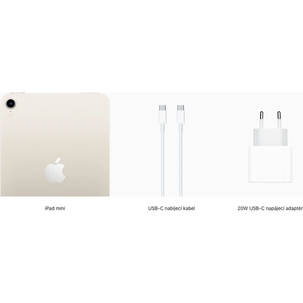 Apple iPad mini 256GB Wi-Fi hvězdně bílý (2021) - Tablety - Obrázek RMS5300401