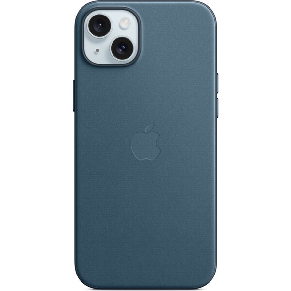 Apple-kryt-z-tkaniny-FineWoven-s-MagSafe-na-iPhone-15-Plus-tichomorsky-modry