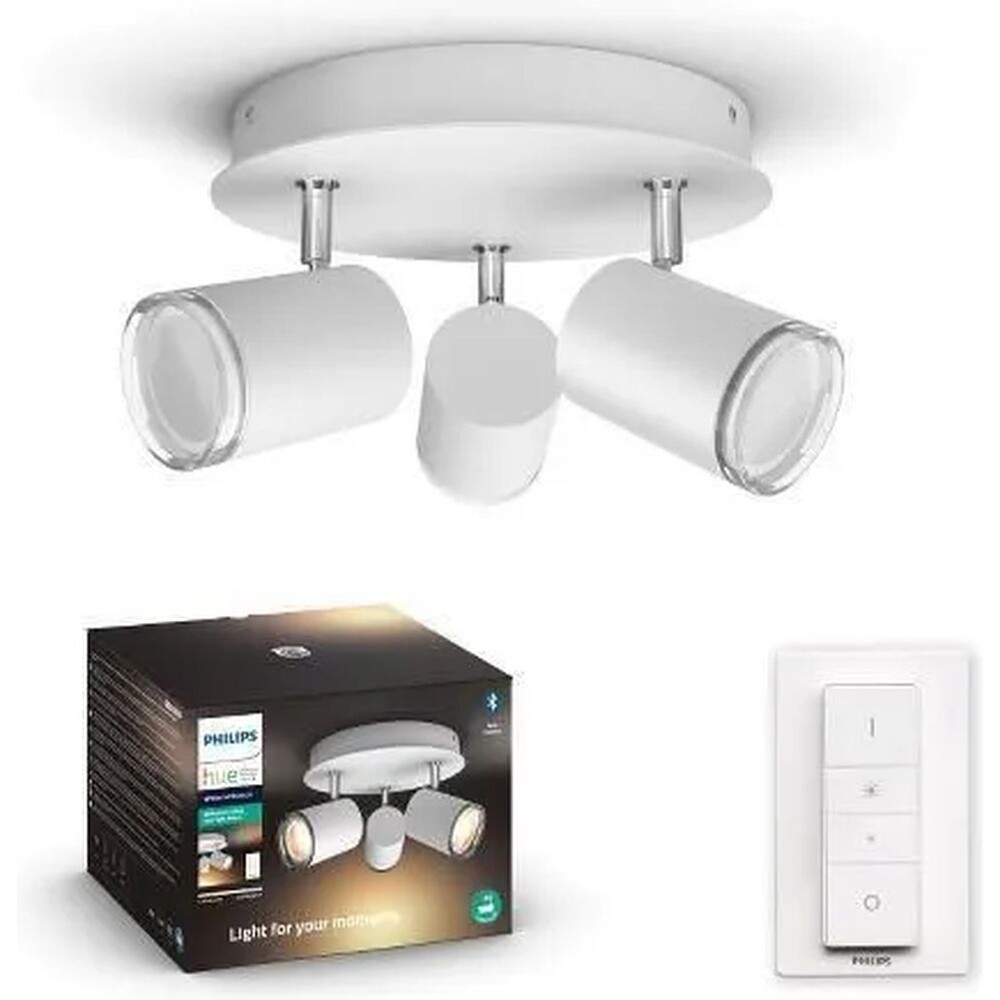 Philips-HUE-3ks-Adore-Bluetooth-bodove-LED-svitidlo-bile-Philips-HUE-ovladac