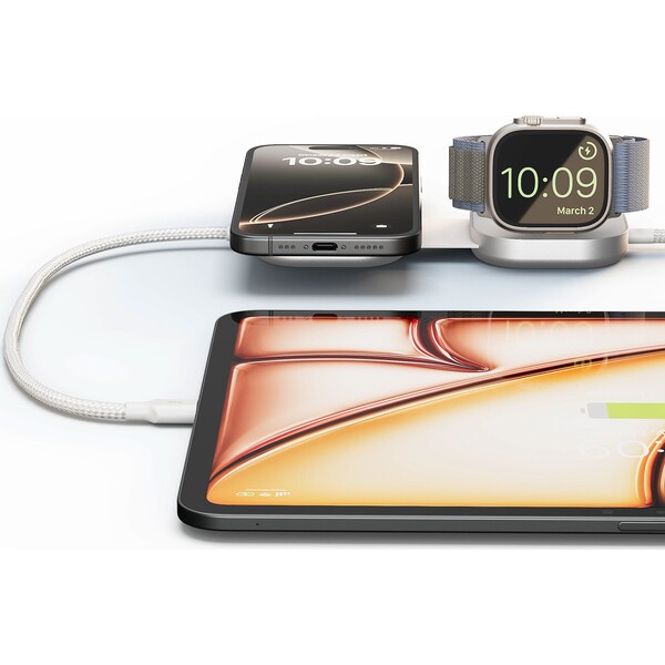ZENS-USB-C-C-Pro-3-MagSafe-Qi2-3v1-nabijecka-s-USB-C-kabelem-140W-bila